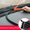 63inch Soundproofing Sealing Strip | Car Central Control Dashboard Noise Reduction Dust-Proof Strip for Front Windshield Gap