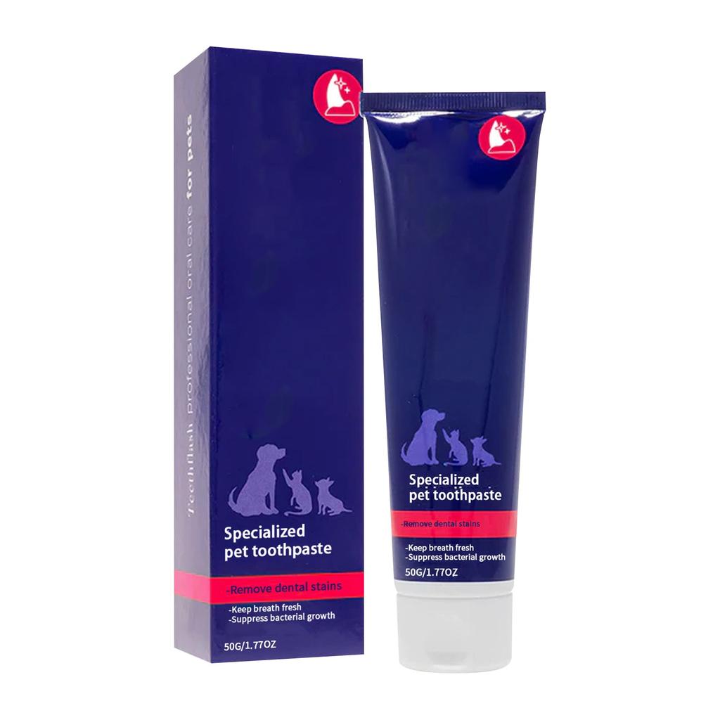 Зубная паста для домашних животных для кошек и собак Паста для чистки полости рта домашних животных Налет и зубной камень Кошки, Кошки и собаки Чистый запах изо рта Зубной камень Пятна Зубы