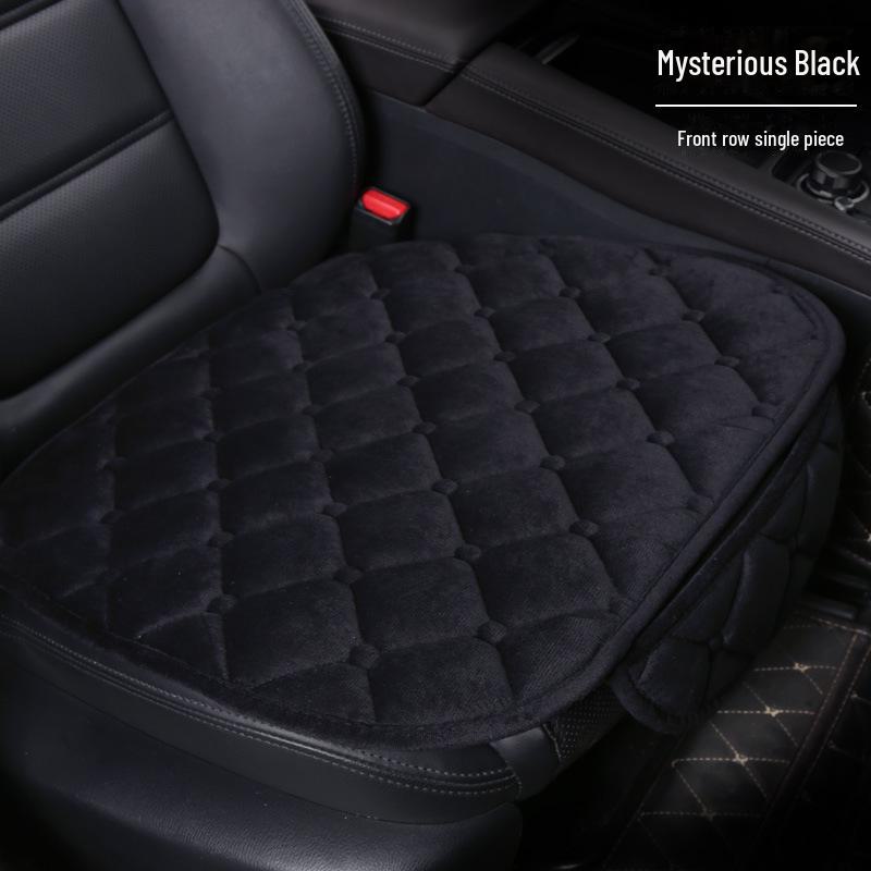 Комплект зимних плюшевых нескользящих подушек для автомобильных сидений - 3 шт., универсальная посадка