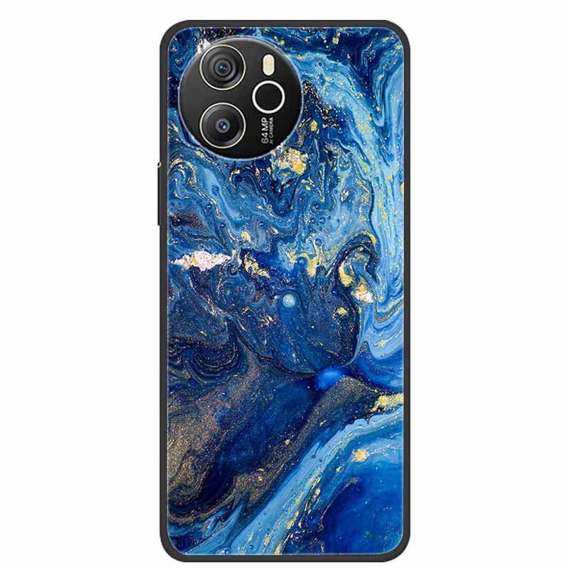 Чехол для Blackview Shark 8, мягкий силиконовый задний чехол из ТПУ для телефона Blackview Shark8, мраморная окраска, цветной бампер, новый чехол Capa