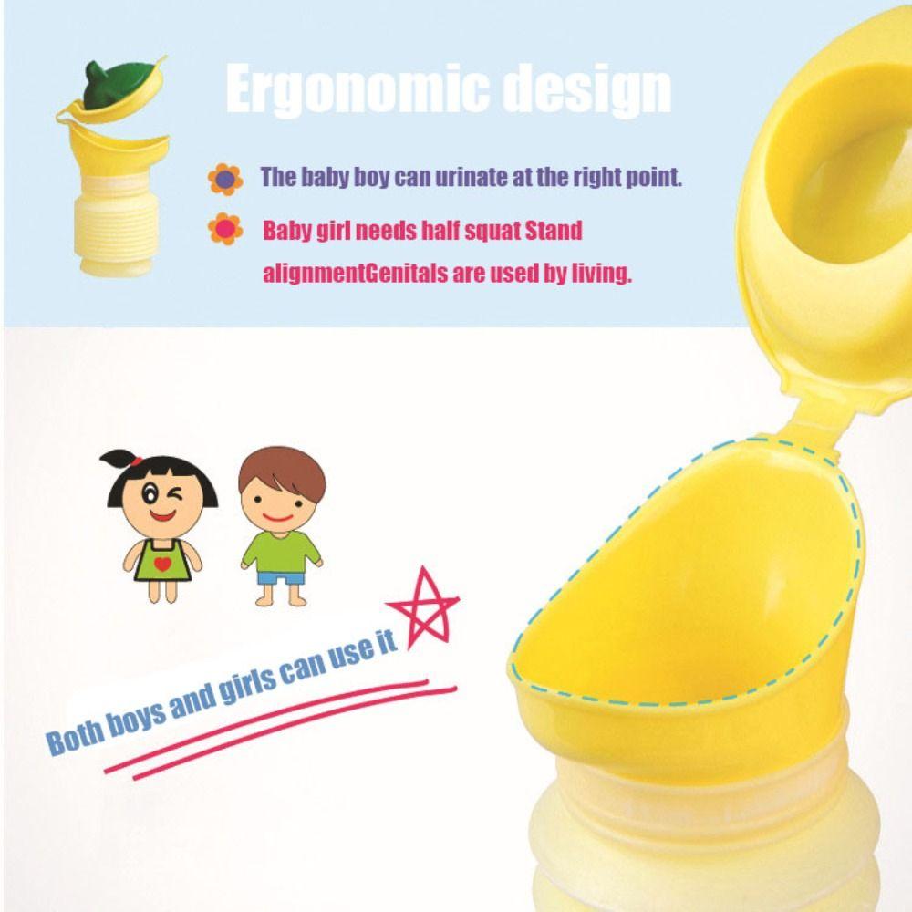 Adult Children Retractable Urinal Bucket Leak Proof Camp Urination Device Man/Woman