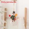 Resin Christmas Tree Decorations For Holiday Season With Santa Reindeer And Snowman Accents
