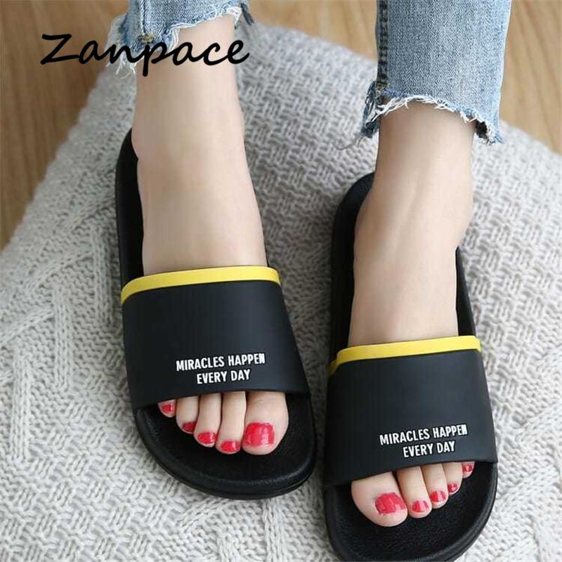 Модные летние женские домашние тапочки, удобные нескользящие шлепанцы для ванной, домашние тапочки для пар, женская обувь, утолщенные сандалии на плоской подошве