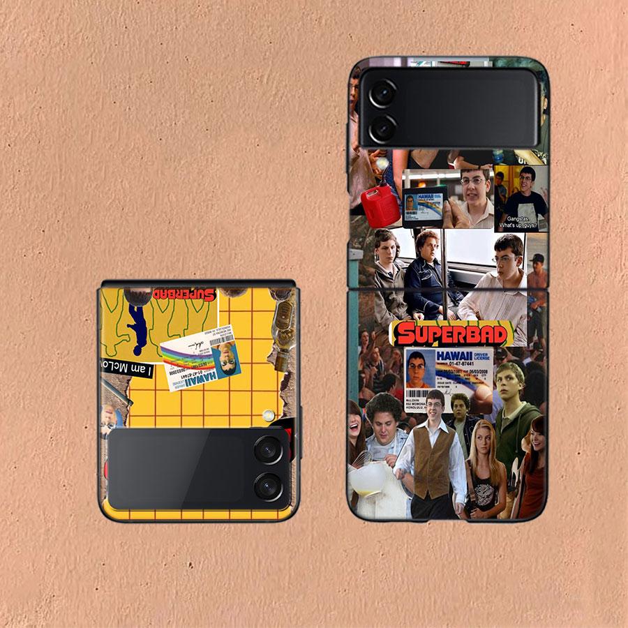 Чехол для телефона Mclovin SuperbadZ для Samsung Z Flip 6 7 5G Galaxy Z Flip 5 4 3 5G Чехлы Ударопрочный Жесткий Чехол ТПУ