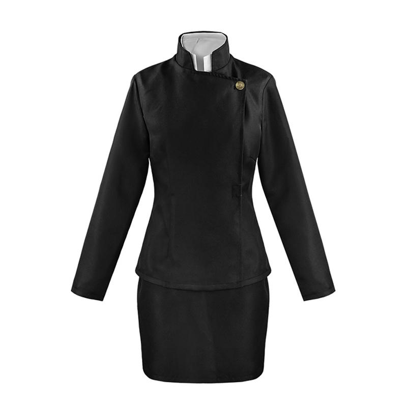 Аниме дзюдзюцу кайсен косплей костюм Маки Зенин парики верхняя юбка Зенин Маки очки Хэллоуин вечерние женская униформа