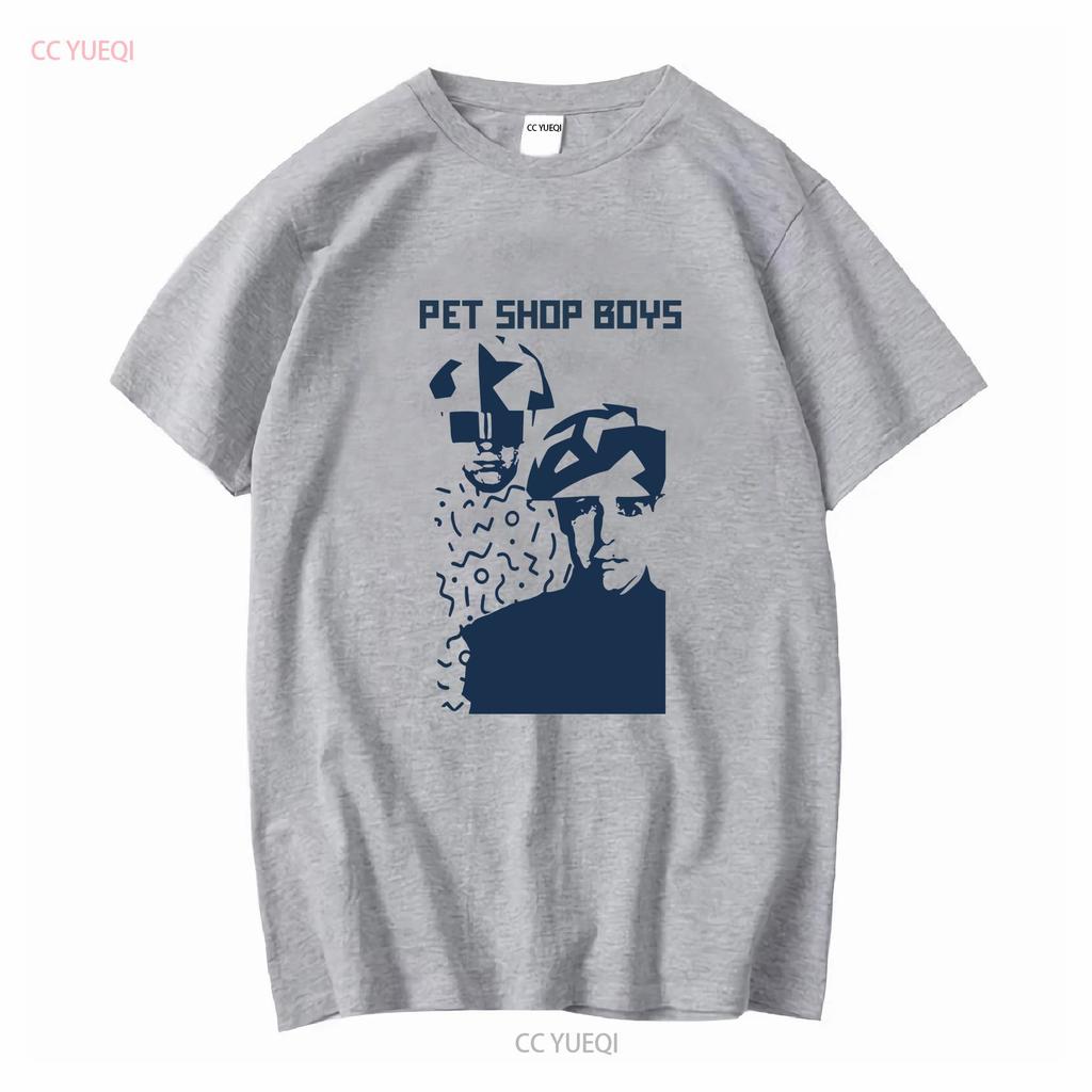 PET SHOP BOYS T Shirt retro cool hot new long or short sleeves vintage Washed Breathable Comfortable Slightly Versatile graphic
