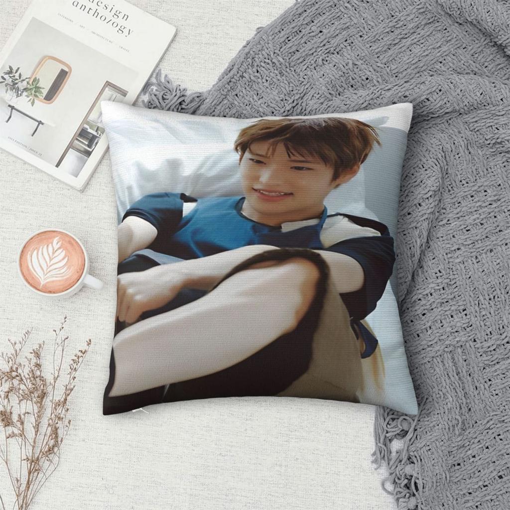 Sofa Decor Riize Kpop Style Idol Boy Group Pillowcase Accessories Pillow Cover Square Multi Size