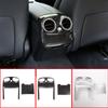 ABS Carbon Fiber Chrome Rear Air Condition Outlet Vent Cover Trim Sticker Accessories For Mercedes Benz C-Class W205