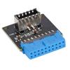 Motherboard Expansion Card USB3.0 Front 19PIN to 3.1 TYPE C Front Type E Adapter 20 to 19PIN