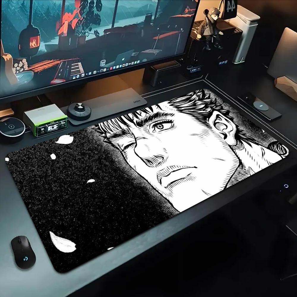 Коврик для мыши Berserk 500x1000 мм Большой игровой коврик для мыши Геймерский XL Резиновый Отаку Клавиатурный коврик Настольный коврик для ноутбука