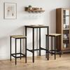 Bar Stools 2 pcs Sonoma Oak 40 x 32 x 64 cm Engineered Wood