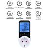 Power Measurement Socket with Backlit Screen Current Voltage and Timing Controller Suitable for Home and Office 16A 3680W