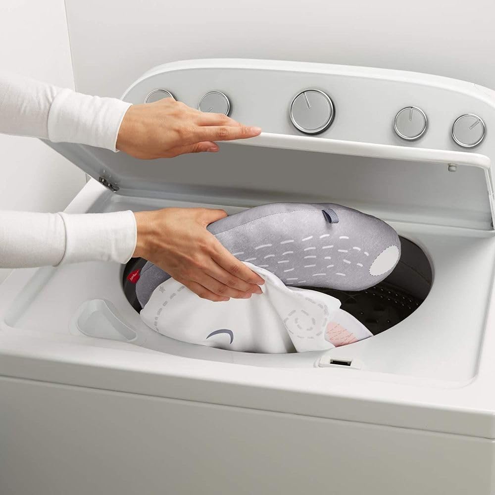 Детский развивающий коврик Fisher-Price: Развивайте свое сенсорное развитие Набор для массажа кролика для малышей [Возраст 0+] [Тканевые игрушки] [Прорезывание зубов] [Формирование привязанности] GJD32