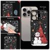 Чехол-шнурок с рисунком рождественского снеговика для iPhone 17 15 16 Pro Max 12 13 14 Pro Max 16e Air 11 Ударопрочный мягкий ремешок Чехол для телефона