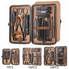 7-24pcs Nail Clipper Tools Set Manicure Pedicure Tool Eyebrow Trimmer Facial Care Hand and Foot Care Tools
