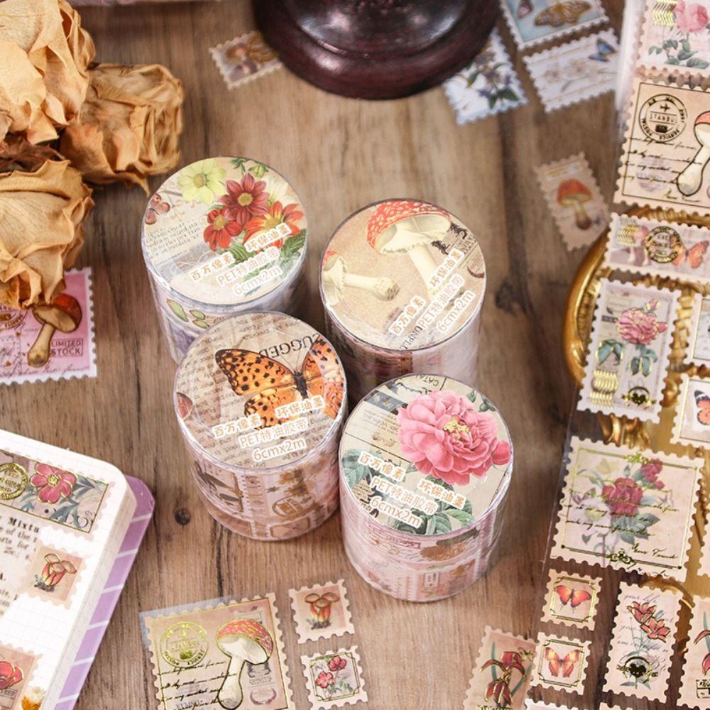 Декоративные наклейки для скрапбукинга своими руками, наклейка из клейкой ленты в стиле ретро, конверт с клейкой лентой