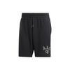 Originals Letter Print Drawstring Straight Shorts Men Bottoms Black HZ0699
