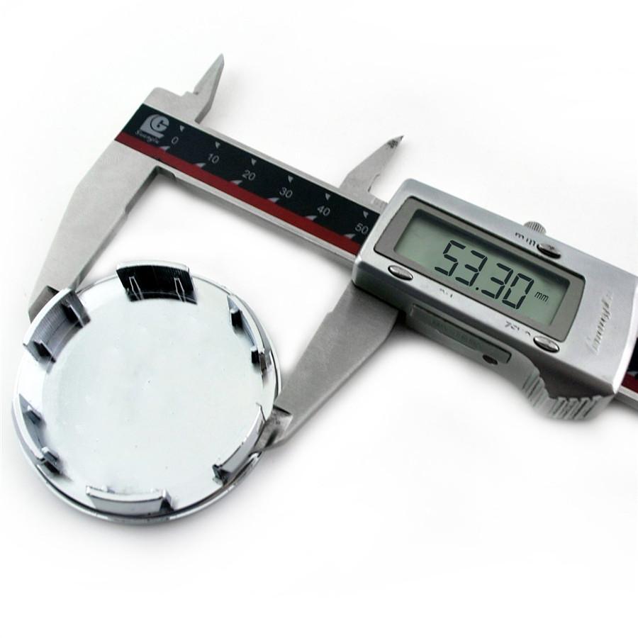 58mm/53mm Wheel Center Caps for Car (Set of 4)