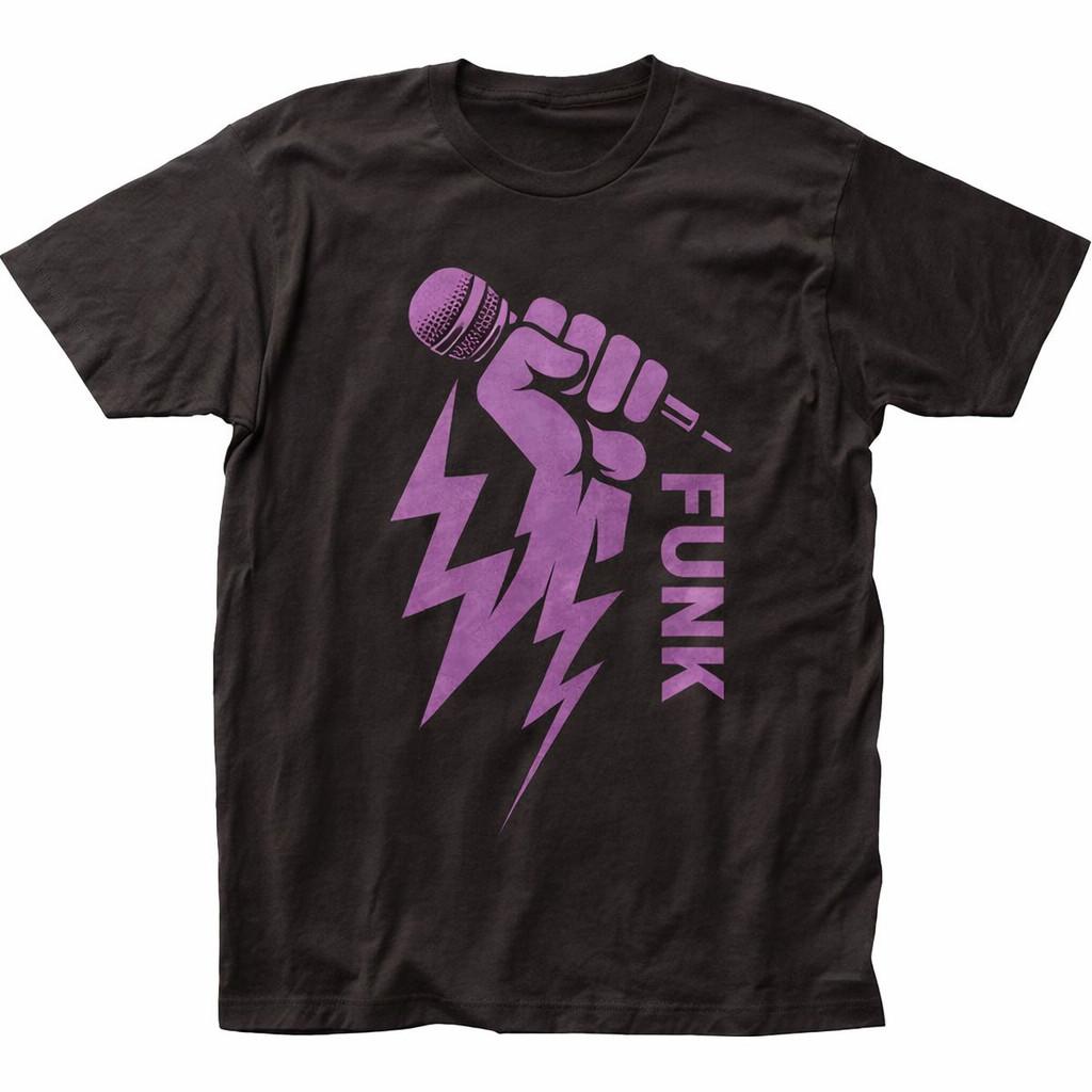 Classic Psychedelic Funk Graphic T Shirt Men Black Vintage Style Tee