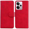 For Realme 14 5G Case Solid Color Leather Wallet Phone Cover