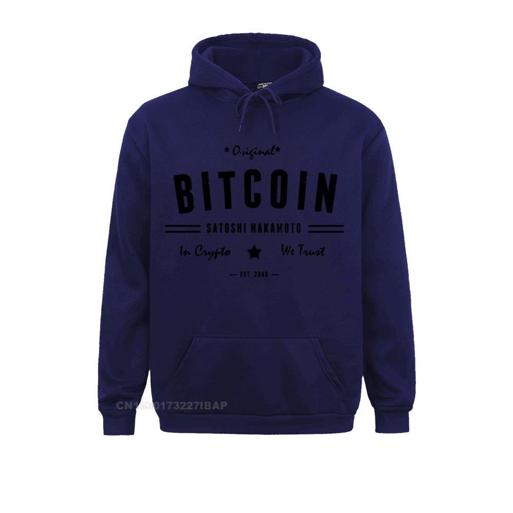 Bitcoin Original Satoshi Crypto Cryptocurrency Cotton Fun Hoodie Crew Neck Jacket Long Sleeve Men Sweatshirt