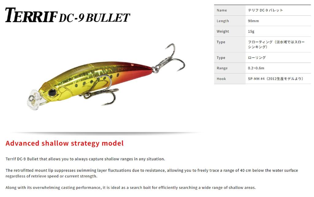 DUO Terrif DC 9 Пуля Плавающая Приманка CPA3512 (0744)