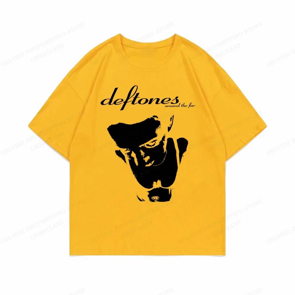 Женская футболка Deftones Милый Модный Принт Топы Футболка Черная Футболка Женская Летняя Футболка 90-е Девочки Графическая Футболка Женские Милые Топы Футболка Унисекс Футболка