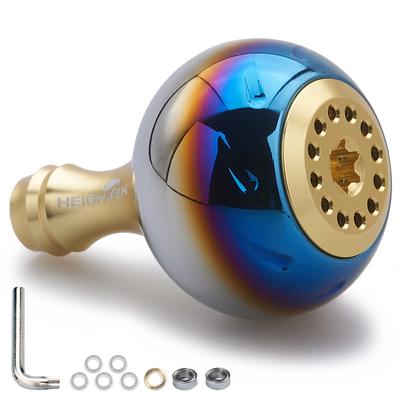 УВЕЛИЧЕННАЯ на 30 мм Рукоятка Катушки, 14,5 г, для Shimano и Daiwa Типа A и Типа S Серии Aurora (Золото) (HT06602)