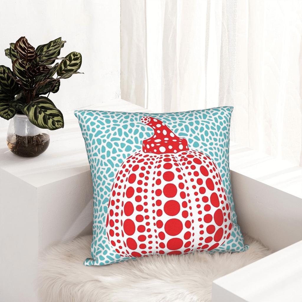 Yayoi K-Kusama Pillowcase Printed Polyester Cushion Cover Decorative Pillow Case Cover Home Zipper 40*40Cm