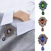 Clothing Crystal Big Water Drop Unisex Dress Fashion Accessories Corsage Jewelry Brooch Pins