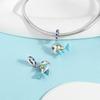 S925 Silver Ocean Fish Shaped Fashion Pendant DIY Handmade Jewelry Accessories
