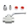 Комплект шарового крана для мойки высокого давления, фитинги быстрого соединения из нержавеющей стали, 4500 PSI, аксессуары для шланга