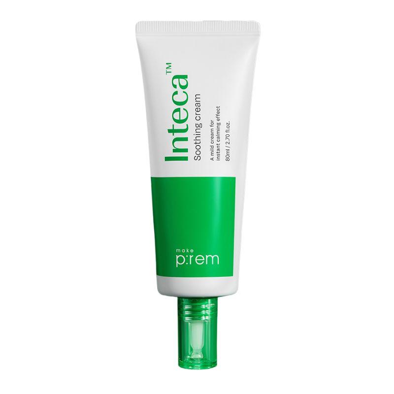 Make P:rem Inteca Soothing Cream 80ml /100ml– Centella Calming & Barrier Repair Moisturizer