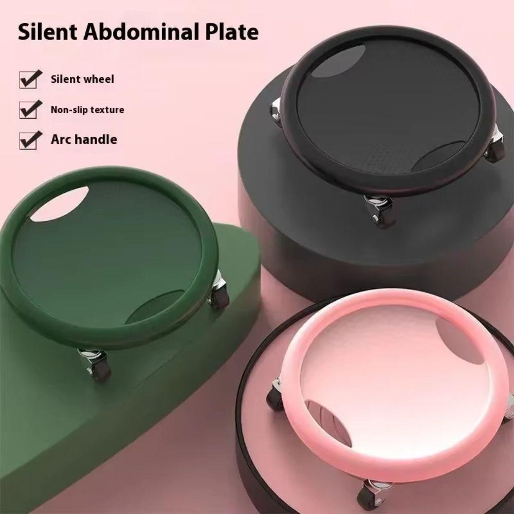 Noiseless Abdominal Wheel Roller Safety Abdominal Muscle Trainer Fitness Sliding Disc Home Fitness