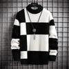 Men's 2024 Autumn/Winter Fashion Round Neck Sweater - Trendy Cross-Border Design