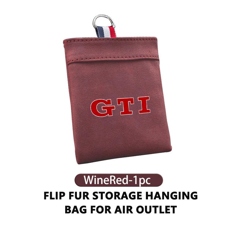 For Volkswagen VW Car Air Outlet Storage Bag Dashboard Tidying Organizer Box Scirocco Jetta Beetle Golf 4 5 6 Passat Polo B5 zr6
