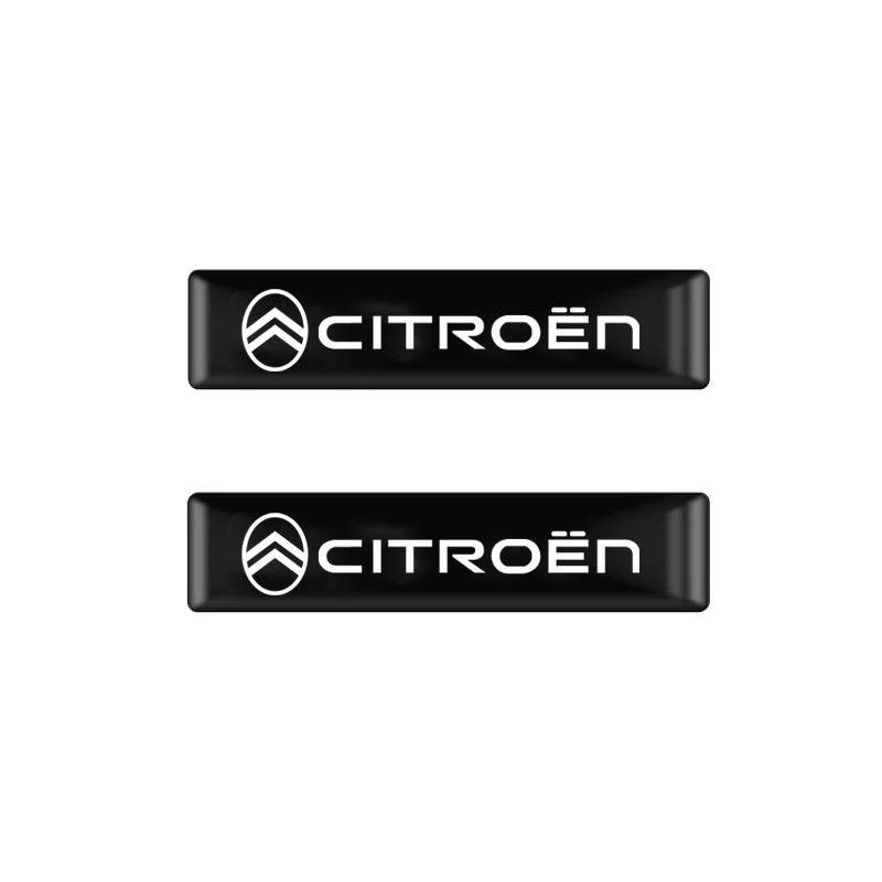 ASX2 2/4/10Pcs 3D Car Badge Decorative Stickers For Citroen C2 C1 2CV VTS DS5 Jumper Cactus Saxo Jumpy RD3 Cross Berlingo Xsara Grand