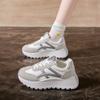 Ins Korean Version of Platform Dad Shoes 2025 Spring New Street Shot Student Running Sneakers Heightening Casual JC086