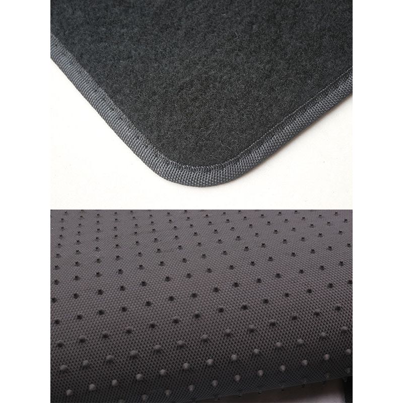 Car Foot Mat Neutral Suede Car Anti-Dirty Pad Easy to Clean Waterproof Non Slip TPE Fully Surrounded Upper Layer Carpet Mat