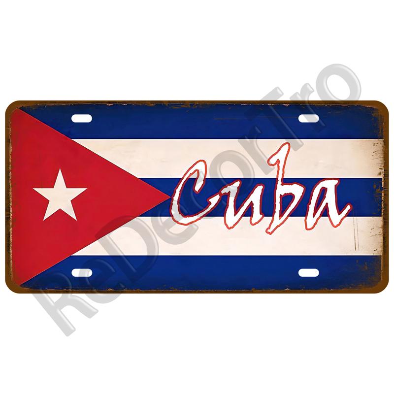 Retro Landmark Country Metal Sign Tinplates Plate Plaque Metal Vintage Tin Sign Home Decor For Man Cave Bar Pub Club Decoration