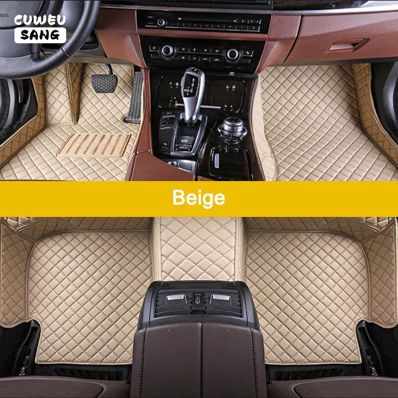 CUWEUSANG Custom Car Floor Mats For Lexus IS IS200 IS200C IS250 IS300 IS300h IS350 IS500 Auto Carpets Foot Coche Accessoriessor