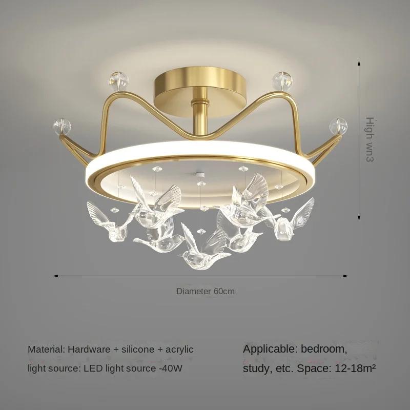 Хрустальные светодиодные люстры лампы для гостиной спальни детской комнаты внутреннее освещение светильники диммируемые AC110 220VLutres Dero