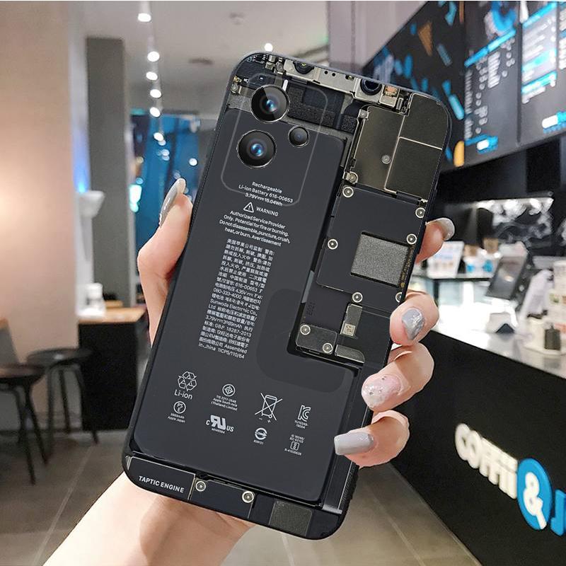 Чехол для телефона Realme GT 2 Pro X2 Pro XT C25S 9 8 7 6 Pro GT Master C3 C21 C21Y C11 C35 C31 X3 SuperZoom, монтажная плата батареи