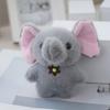Elephant Plush Cute Keychain Doll Soft Toy Adorable Gift For Weddings And Events