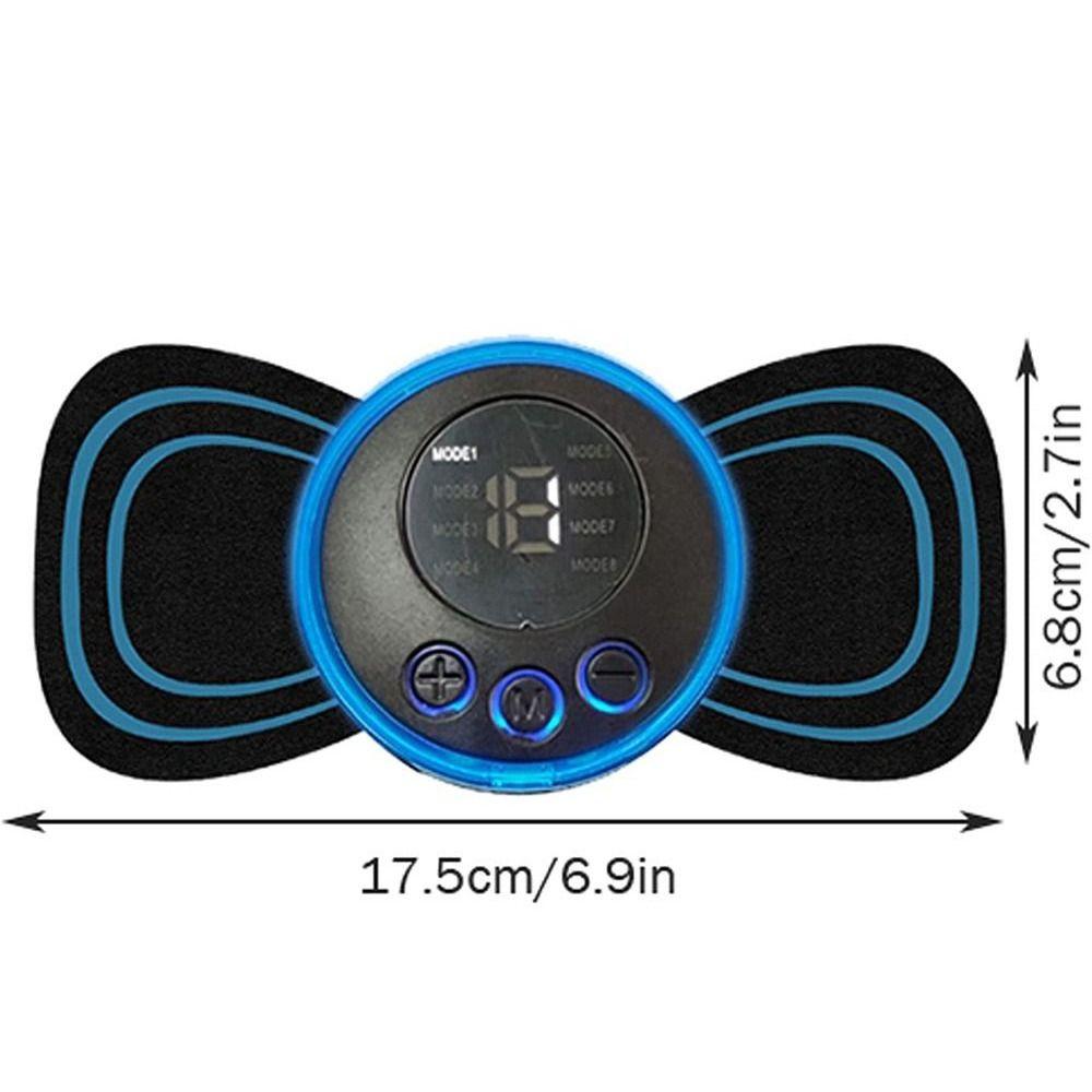 Multifunctional Electric EMS Neck Massager Mini Massageador Mat Gel Pad Stickers  Relieve Pressure