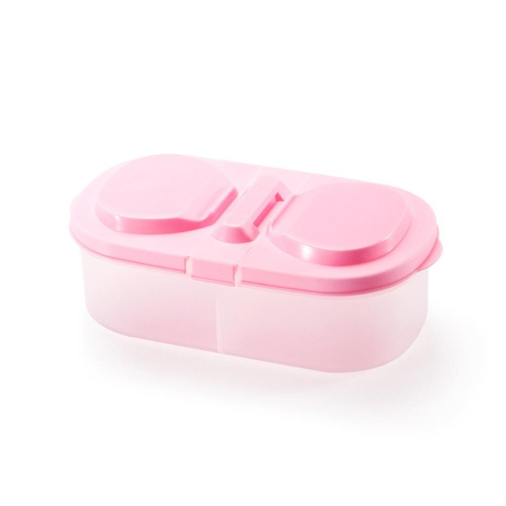 1 PCS Boxes Plastic Kitchen Container Fresh Food Storage Sauce Box Case with Lids Random Color MIT