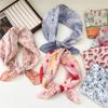 Cotton And Linen Small Square Scarf Silk Scarf Women'S Spring And Autumn New Style Artistic And Versatile Fashionable Temperament Headband Scarf