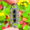 Black Onyx Gemstone Handmade 925 Sterling Silver Jewelry Ring Size 10 N1z64