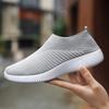 Women Vulcanized Shoes High Quality Sneakers Slip On Flats Shoes For Women Loafers Plus Size Breathable Mesh Walking Sneakers
