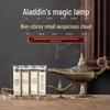 Aladdin Magic Lamp Incense Burner: Alloy Plate, Auspicious Cloud Design for Agarwood, Sandalwood, Goose Pear, Tea Ceremony Ornaments.